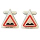 image 1 of Adult Joke Cufflinks - Nice Pair! Onyx Art CK198