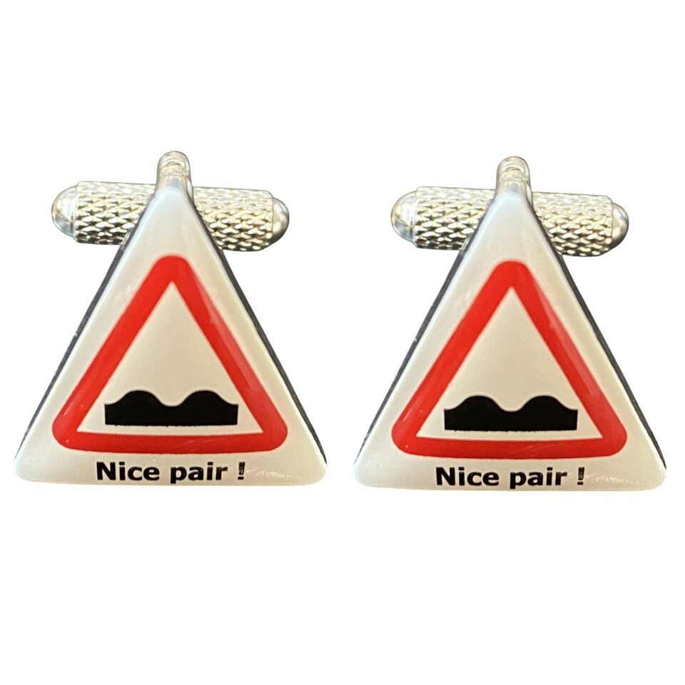 image 1 of Adult Joke Cufflinks - Nice Pair! Onyx Art CK198