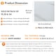 image 2 of NOVECRAFTO Vinyl Floor Tiles Self Adhesive – 18x18in Peel and Stick Waterproof Square Flooring for Kitchen, Bathroom & More – White Marble Design White | 4.17 sqm