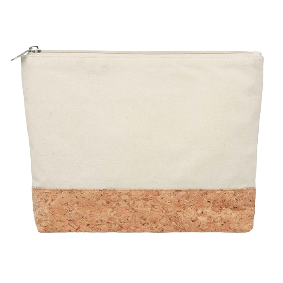 MidOcean Porto Cork Cotton Cosmetic Bag - Beige - One Size Brown