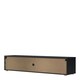 image 4 of Media TV Unit with 2 Doors 1 Drawer 177cm Black