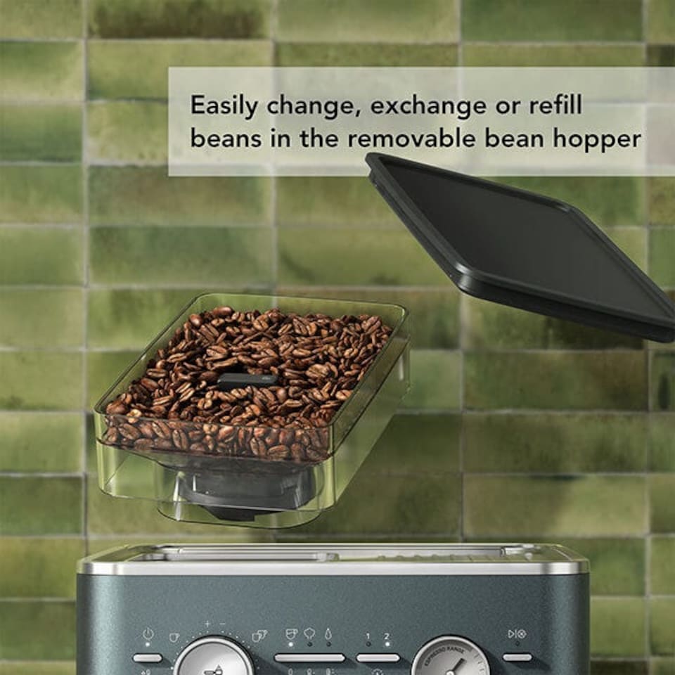 image 1 of KitchenAid Semi Automatic Espresso Machine with Burr Grinder Juniper