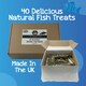 image 1 of HugglePets Assorted Natural Fish Dog Treat Box (40 pcs)