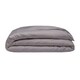 image 1 of Belledorm 400 Thread Count Egyptian Cotton Oxford Duvet Cover - Pewter - Single