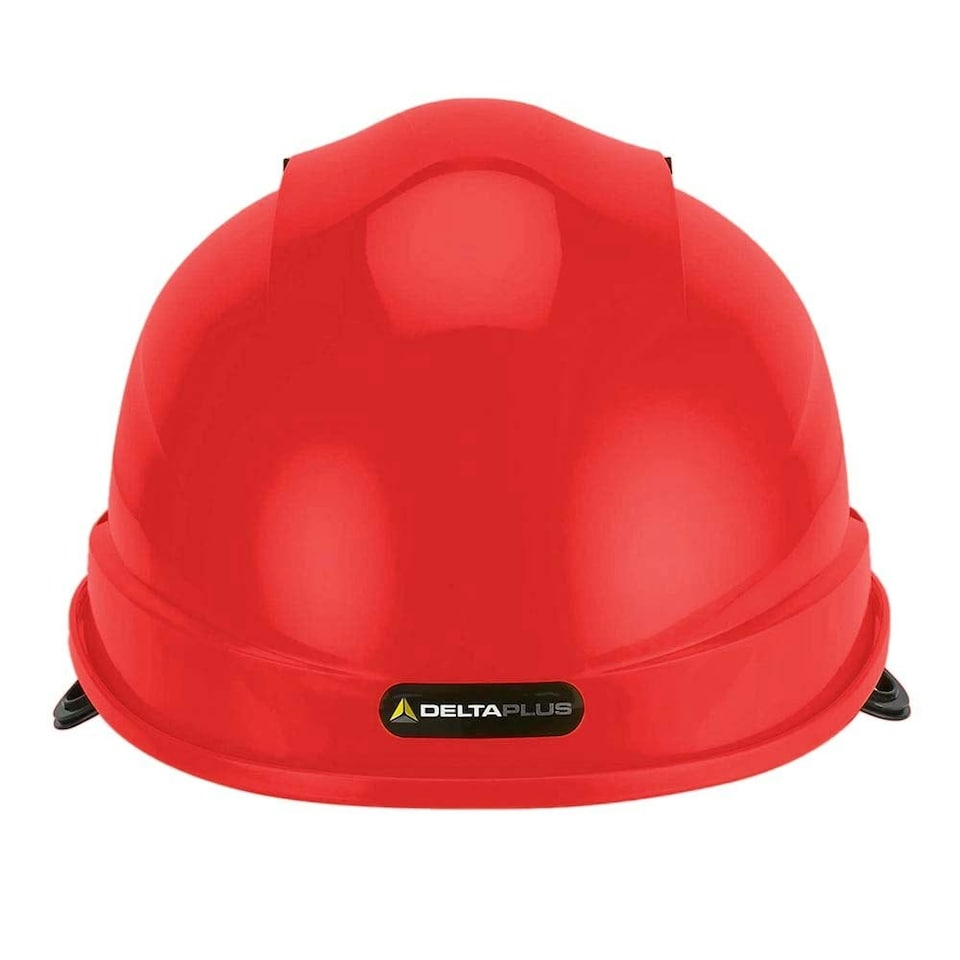 image 1 of Delta Plus Quartz Rotor Ventilated Safety Work Helmet - Red - One Size | Red | One Size