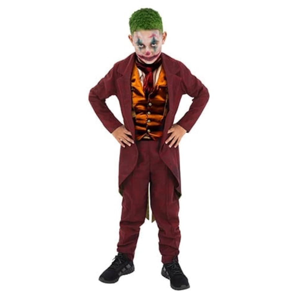 image 1 of Modern Trickster Boys Fancy Dress Costume Kids Small - Age 4-6