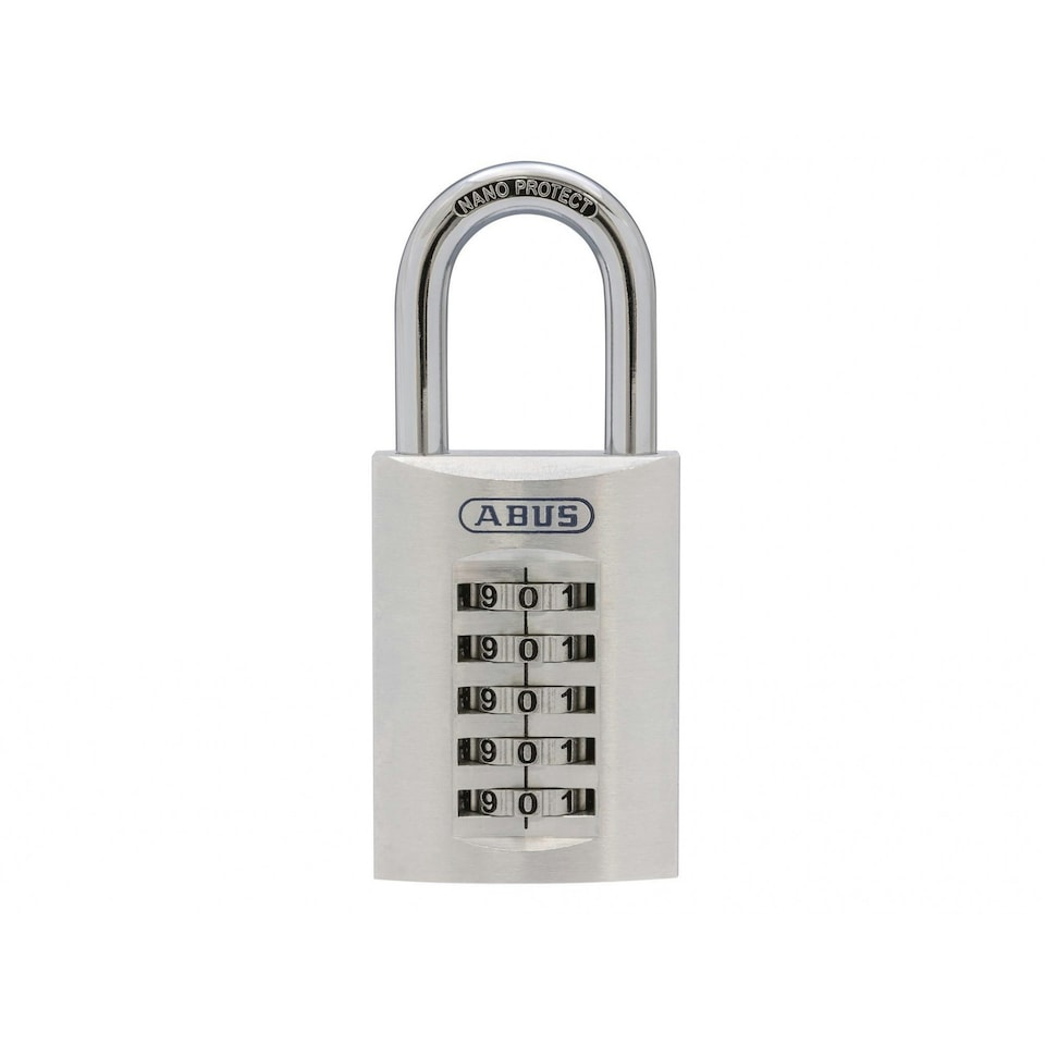 Abus Mechanical 183al/45 Aluminium Combination Lock - Multi Colour - One Size