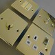 image 2 of SE HOME Polished Brass 10A 1 Gang Ingot 3 Pole Fan Isolation Switch White | Polished Brass