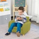 image 2 of HOMCOM Kids Armchair Children Mini Sofa Wood Frame High Back Bedroom Furniture 
