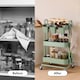 image 4 of Vonhaus Storage Trolley 3 Tier Bathroom & Kitchen Storage