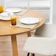 image 5 of Malika Round Dining Table in Oak