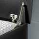 image 3 of Malmo Lift-Up Storage Ottoman Chest Box White