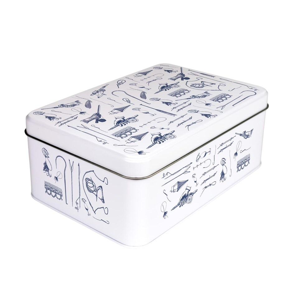image 1 of Vintage Fishing Storage Tin