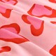 image 5 of OHS Kids Hearts Leopard Microfibre Bedding Set Duvet Cover with Pillowcase | Pink | Pink | Double