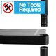 image 6 of TekBox Set of 2x 5 Tier Garage Storage Shelves