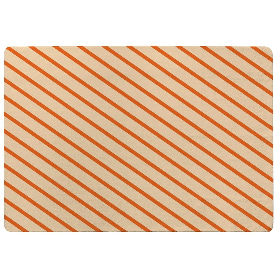 image 1 of Orange lines (Rug) Orange | XL: 160x230cm