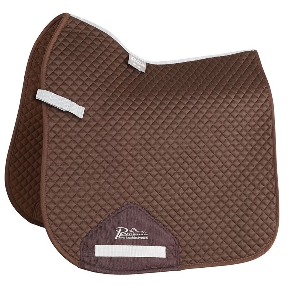 image 1 of Shires Performance Dressage Saddlecloth Red | Size: 17-18 Inch
Colour: Raspberry