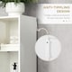 image 8 of kleankin 5-Tier Modern Tall Bathroom Cabinet with Adjustable Shelves White