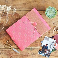 Medium Sari Fabric Photo Album