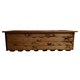 image 4 of Hand Made 108cm x 41cm Rustic Wooden Large Garden Trough / Flower Bed Planter