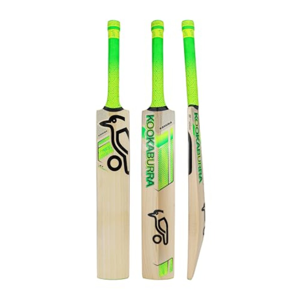 image 1 of Kookaburra Kahuna 9.1 Junior Cricket Bat - Size H, Harrow, Lime