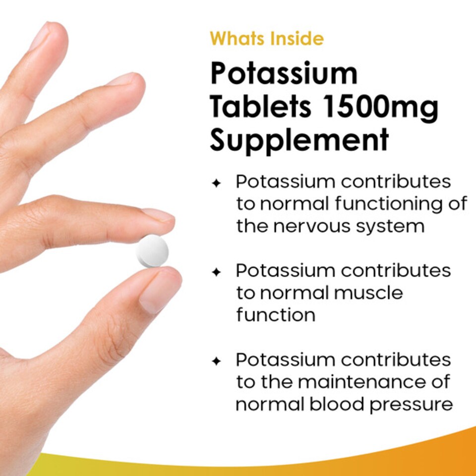 image 1 of Potassium Supplements High Strength - 180 Vegan Electrolytes