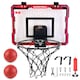 image 1 of Door-Mounted Mini Basketball Hoop Set – Indoor & Outdoor Play for Kids, Teens, and Adults
