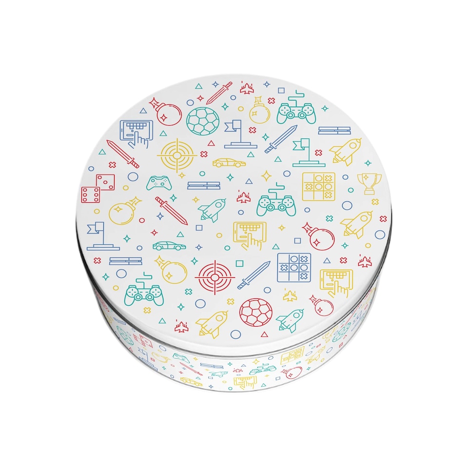 image 1 of Gaming Icons Small Cake Tin