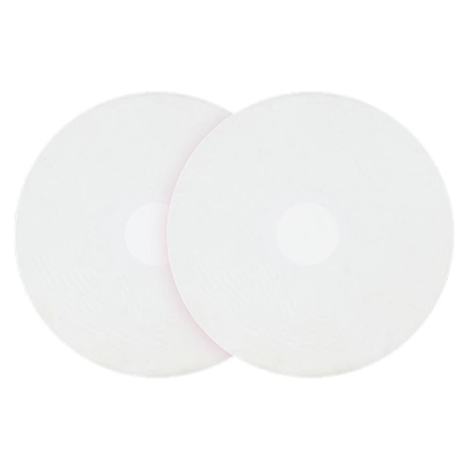 image 1 of Booby Tape Reusable Silicone Nipple Covers with Added Fabric for Extra Protection and Comfort, Smooth and Seamless Under Any Clothing, Washable and Latex Free, Up to 25 Uses, Clear