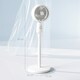image 5 of HOMCOM Pedestal Fan for Bedroom, Powerful Air Circulator with 3 Speed, White