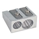 image 2 of Pack of 60 Janrax Two Hole Metal Pencil Sharpeners