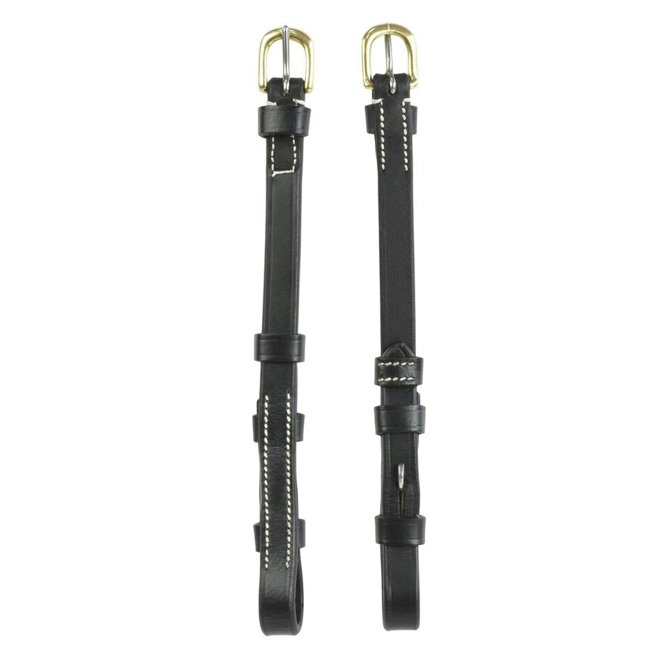Whitaker Leather Horse Cheekpiece - Black - Full
