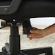 image 8 of HOMCOM Swivel Executive Office Chair Mid Back Chair w/ Arm, Black | Black