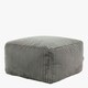 image 1 of icon Theo Beanbag Footstool Corduroy Charcoal Grey