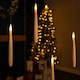 image 3 of Set of 10 15cm Floating White LED Battery Candles in Warm White with Remote Control