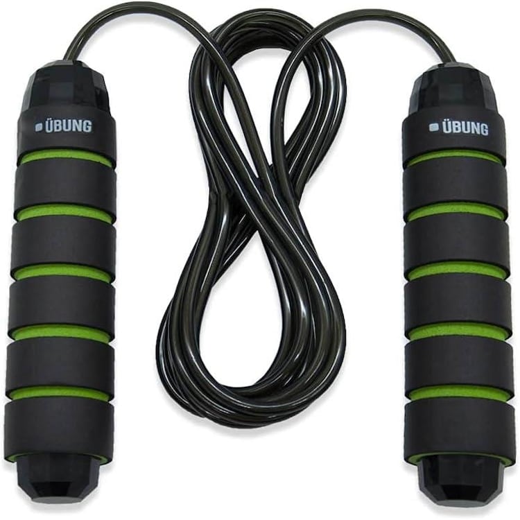 Ubung Skipping Rope Fitness Jump Rope With Tangle Free With Foam Handles Green 3M