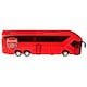 image 3 of Arsenal FC Die Cast Team Toy Bus - Red/Blue/Gold - One Size