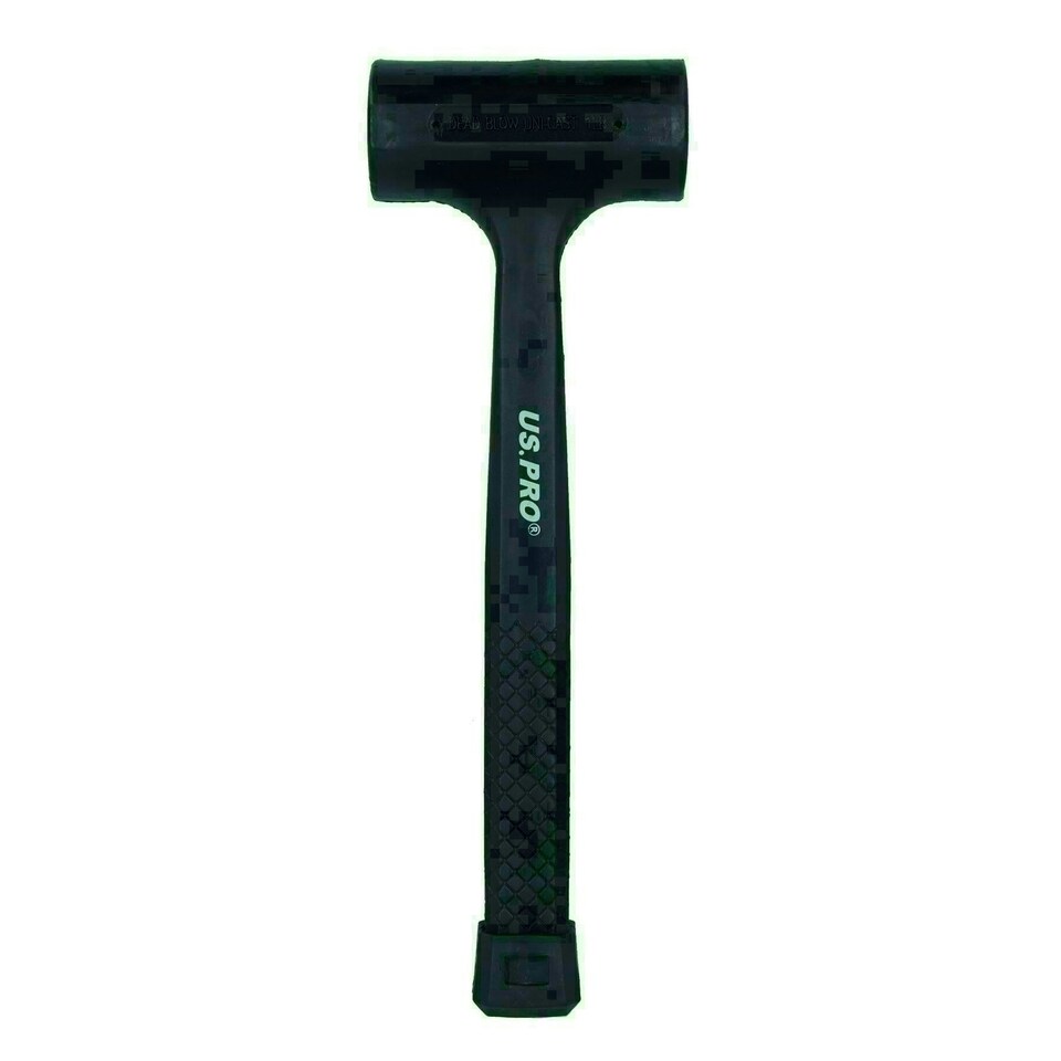 image 1 of 1LB Dead Blow Hammer Mallet Shot Loaded Head Impact Hammer Recoil