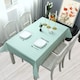 image 10 of Checkered Rectangular Tablecloth, PVC Plastic Table Cover - 137x180cm