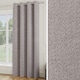 image 1 of Enhanced Living Royale Silver Room Darkening Boucle Readymade Door Curtain (SINGLE) - 66 x 84 inch (168x214cm) | Silver | Silver | 1