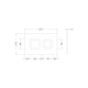 image 2 of Balterley Square Dual Flush Push Button White