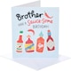 image 1 of Chilli Sauce Design Brother Birthday Card