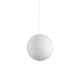 image 1 of Carta Indoor Globe Ceiling Pendant Lamp 1 Light White, E27