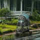 image 7 of PawHut Dog Stroller for XS Dogs, S Dogs, Cats with Rain Cover - Dark Green