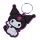 image 2 of Sanrio Rock Hand PVC Kuromi Keyring - Multicoloured - 65mm x 55mm