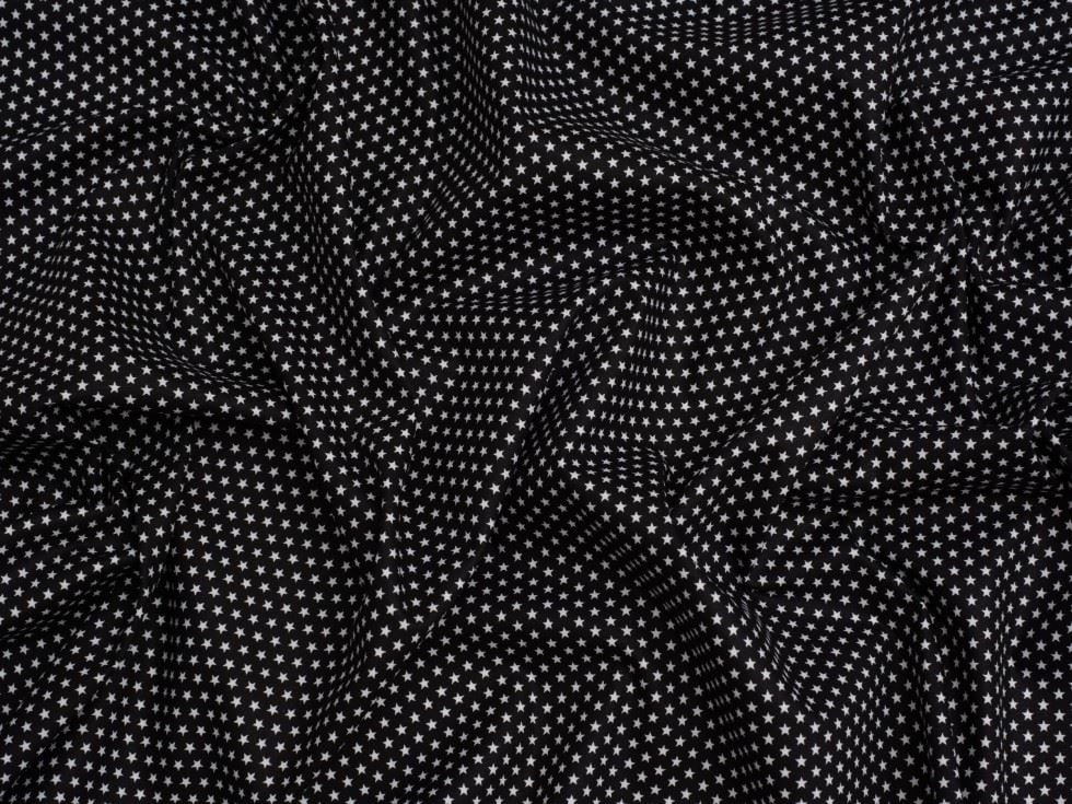 Minerva Core Range Black 100% Cotton Poplin Fabric for Dressmaking, Quilting, 148cm / 58" Wide - per metre