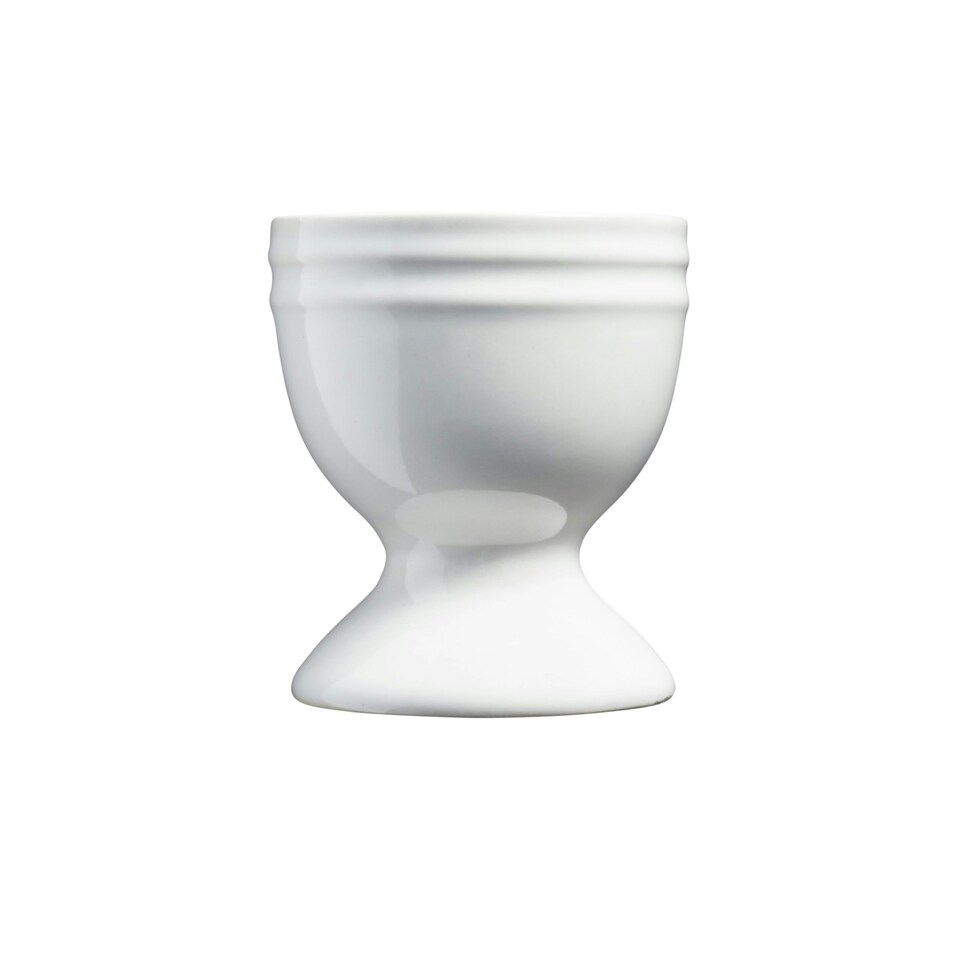 image 1 of Cooks Professional 4 Piece Egg Cup Set | Made From Durable Stoneware | White