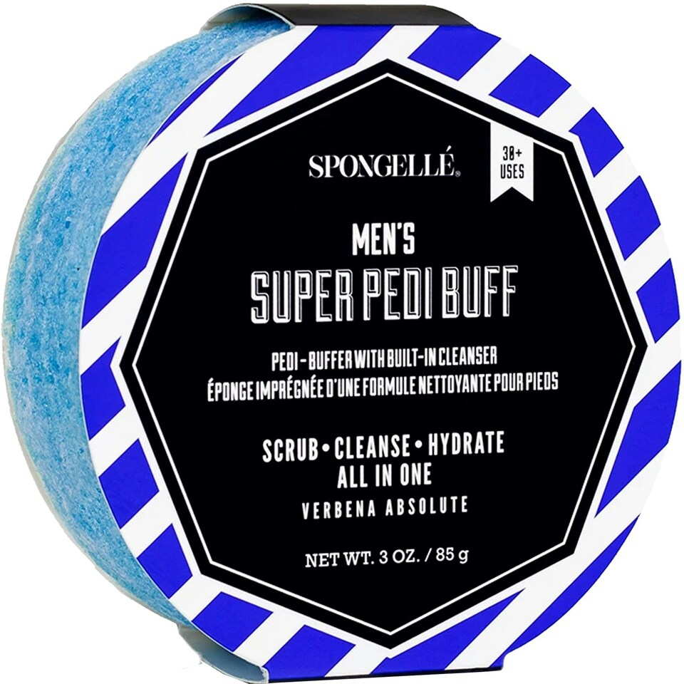 Spongelle Men's Super Body Wash Pedi Buffer Verbena Absolute 85g