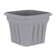 image 3 of Wham Vista 4 x 40cm Square Plastic Garden Planters | Grey | Upcycle Grey