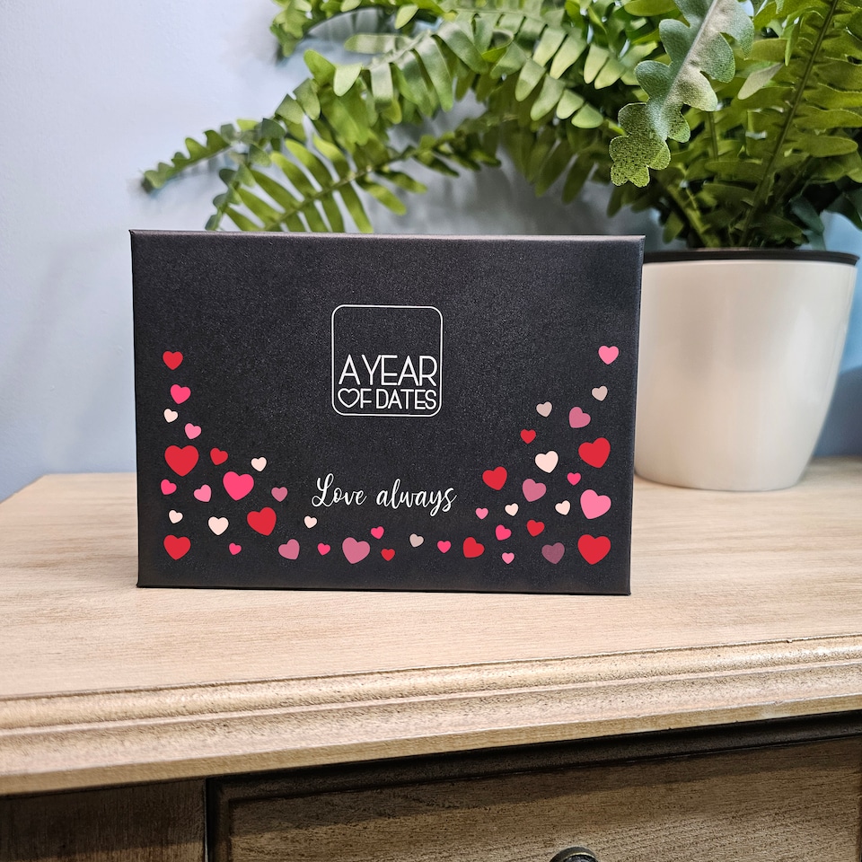 image 1 of Valentines Day gift - 12 Monthly Dates Box